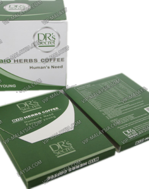 Dr's Secret  BIO HERBS COFFEE FOR MEN and WOMEN 15g x 6 Sachets - Image 3