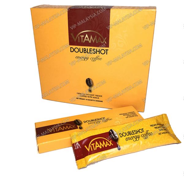 VITAMAX DOUBLESHOT MACA energy coffee for him 10x20 g